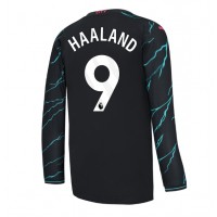 Manchester City Erling Haaland #9 Tredjetrøje 2023-24 Langærmet